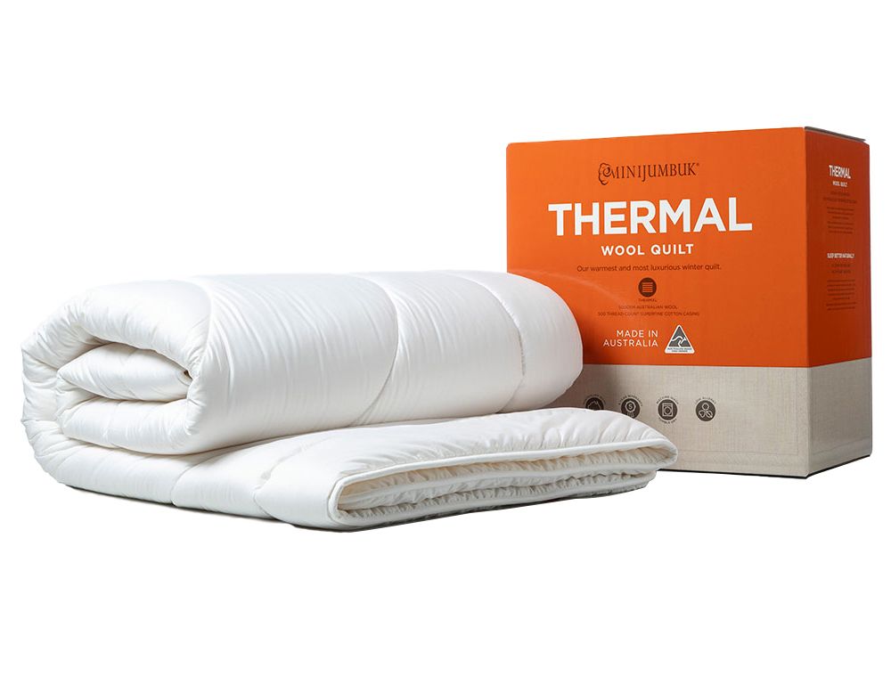MiniJumbuk Thermal Australian Wool Quilt Packaging