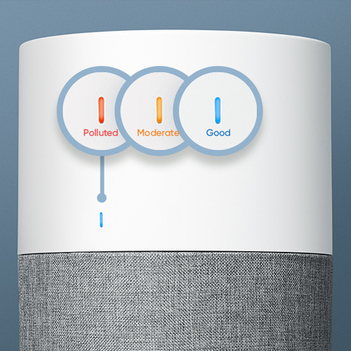 Clean air at the touch of a button