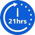 Water tank for 21 hours