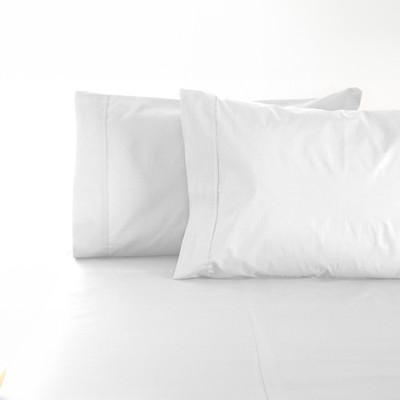 Jenny McLean La Via 400TC Egyptian Cotton Sheet Set White
