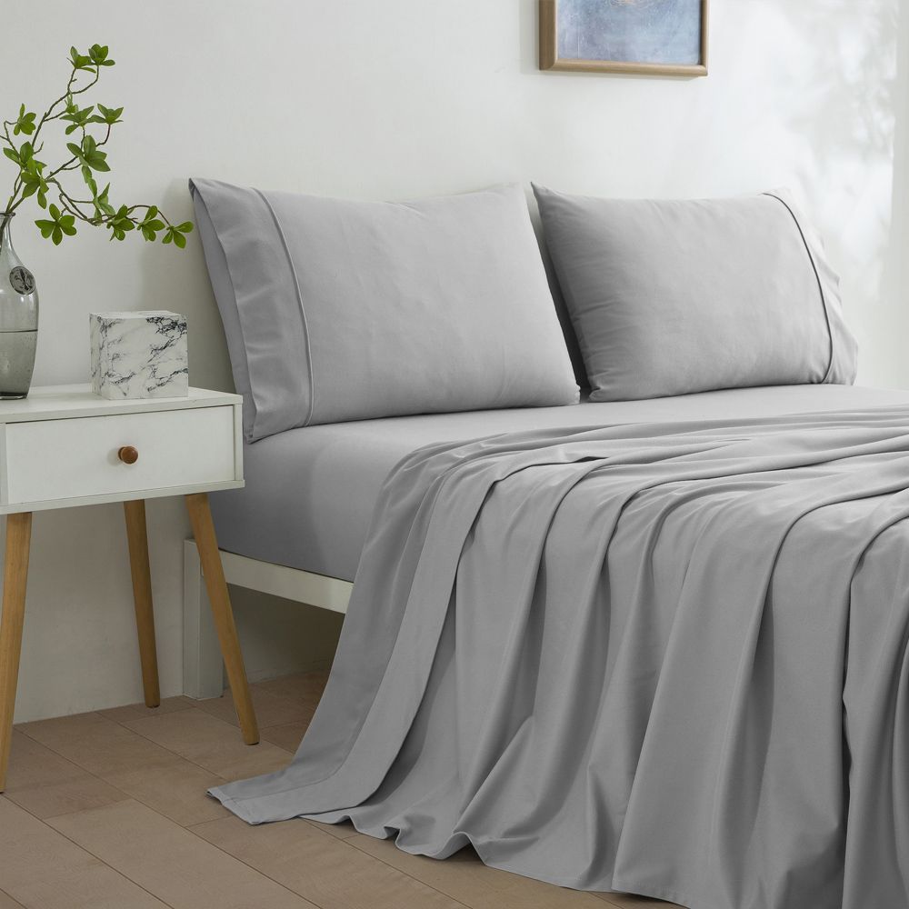 Dreamaker 130GSM Polyester Micro Flannel Sheet Set