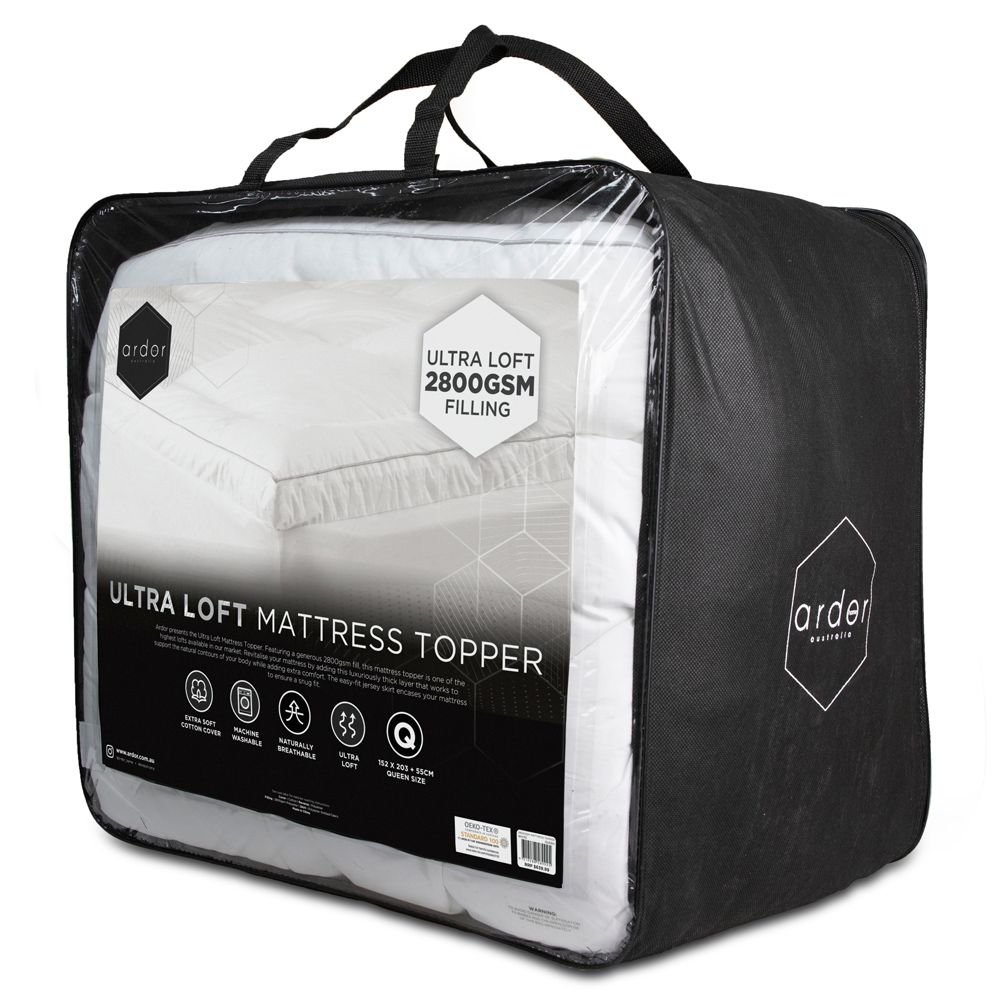 Ardor Home 2800gsm Microfibre Mattress Topper