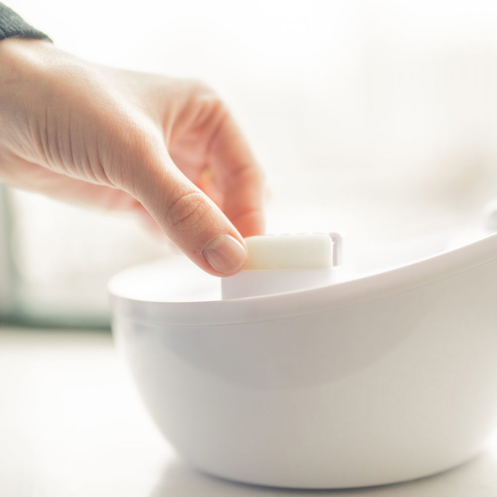 Crane Droplet Clear Cool Mist Humidifier in Use