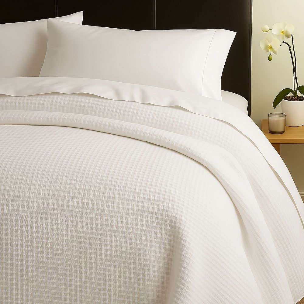 Jason Cotton Waffle Blanket Lifestyle 4