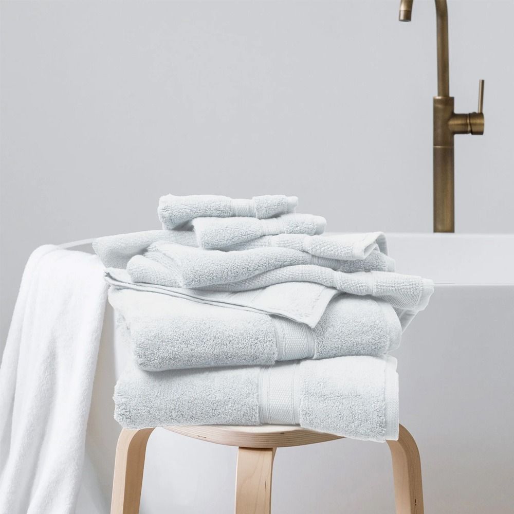 Royal Comfort 8 Piece Luxury Plush 100% Zero Twist Cotton Bath Towel Set