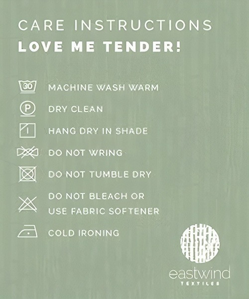 Eastwind Care Instructions