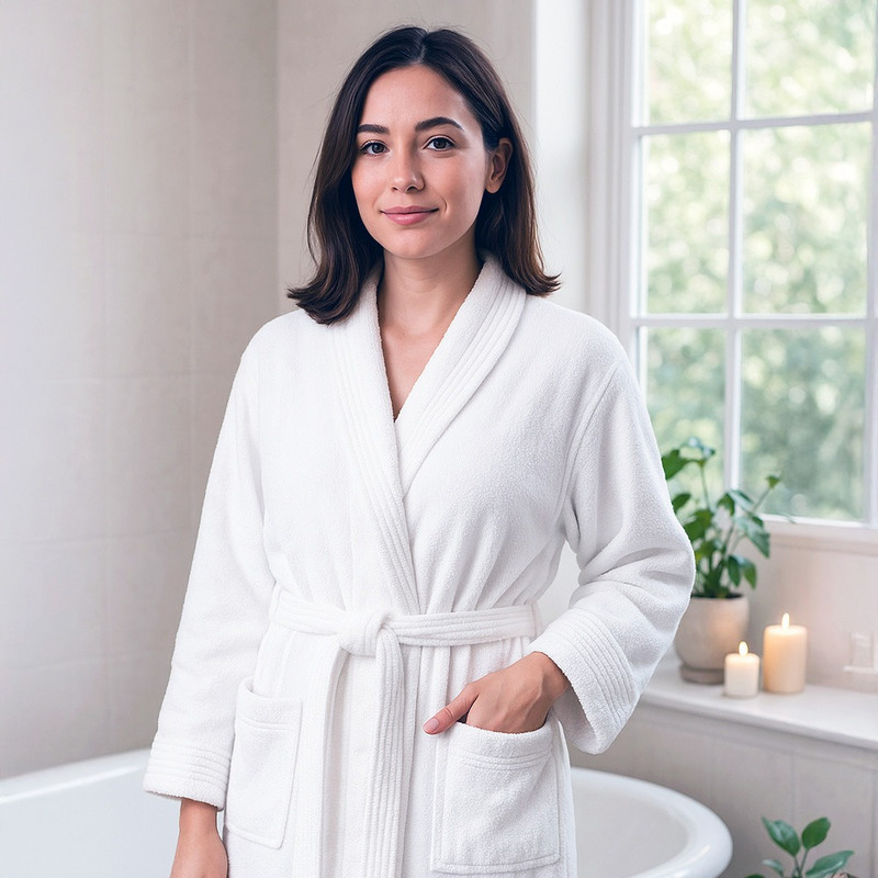 Jason Commercial Cotton Velour Bathrobe