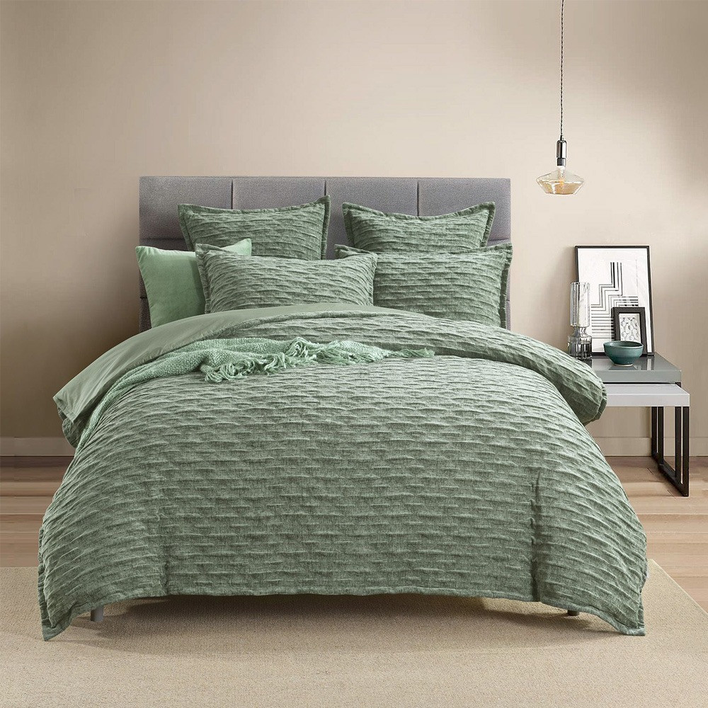 Renee Taylor Harper Jacquard Quilt Cover Set