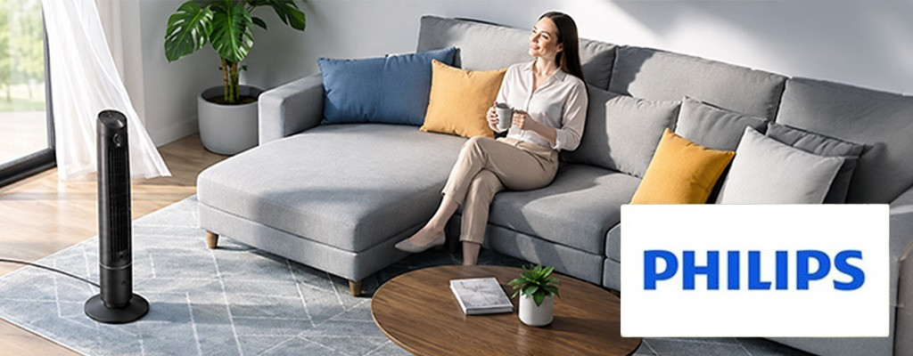 Philips 7000 Series Smart Tower Fan Mobile Banner