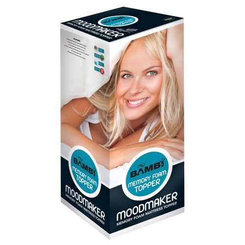 Bambi Moodmaker Memory Foam Mattress Topper Packaging