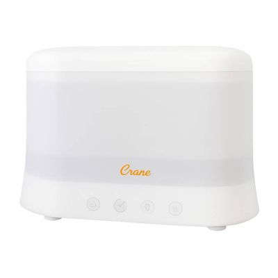 Crane Cool Mist Top Fill Ultrasonic Humidifier and Aroma Diffuser