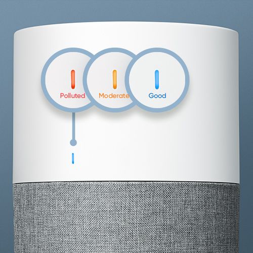 Clean air at the touch of a button