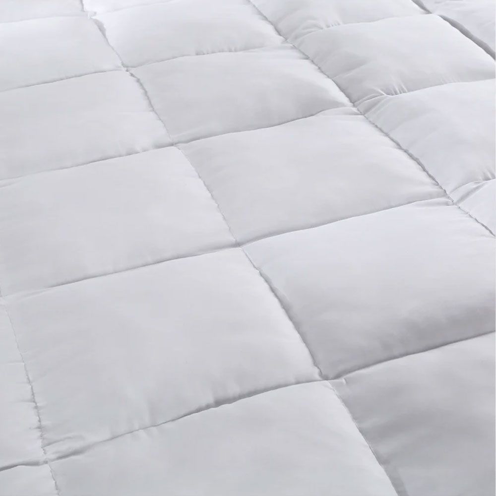 Royal Comfort Luxury Bamboo and Microfibre Mattress Topper 1000 GSM Square Quilting