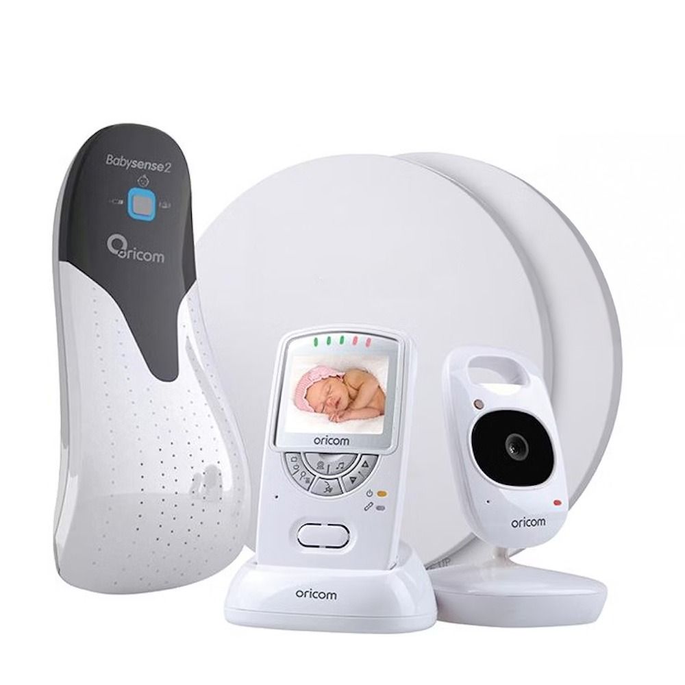 Oricom Baby Value Pack-Secure710 Video Baby Monitor with Babysense2 Breathing Monitor Base
