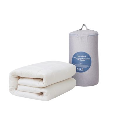 Dreamaker Super Warm 600gsm Australian Washable Wool Quilt
