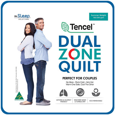 Couples Dual Zone Tencel Quilt Summer