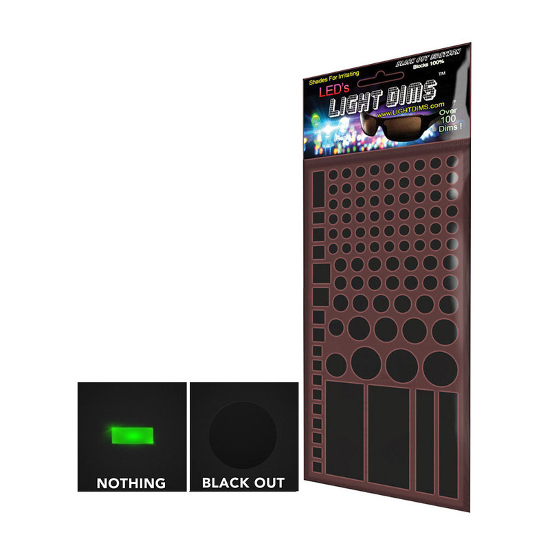 Light Dimming Stickers for Electronic Displays