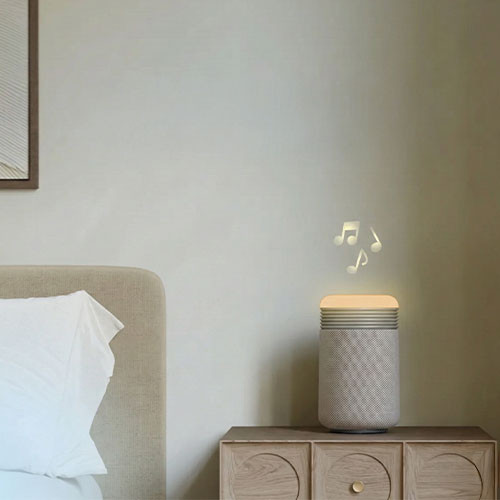 Blueair Air Purifier with an Alarm Clock