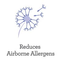 Reduces Airborne Allergens
