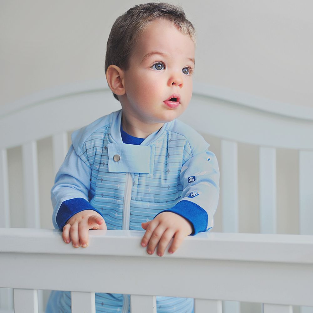 ergoPouch 3.5 Tog Organic Cotton Quilt Sleeping Bag Blue Baby