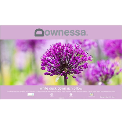 Downessa DownRich 70% White Duck Down Pillow