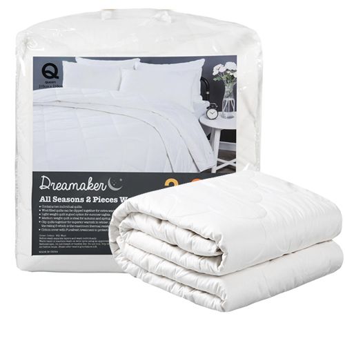 Dreamaker All Season 2 Piece Wool Quilt