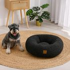 Charlie's Teddy Fleece Round Donut Pet Bed