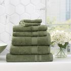 Renee Taylor Stella Super Soft Bamboo Cotton Bath Towels Jade