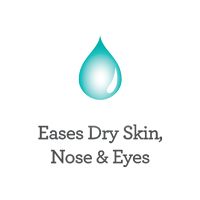 Eases dry skin nose and eyes