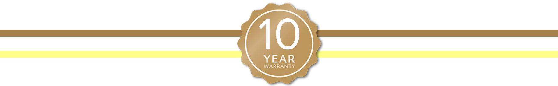 10 Year Warranty