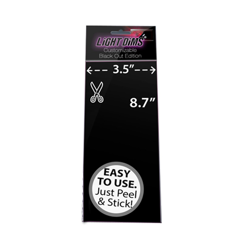 Light Dimming Stickers for Electronic Displays