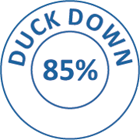 Downia White Collection Duck Down Pillow