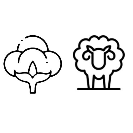 Wool and Cotton Blend Filling