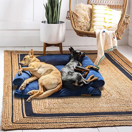 Charlie's Corduroy Dog Sofa Bed Navy