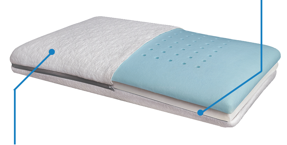 Bambi Ovation Adjustable Height Memory Foam Pillow 