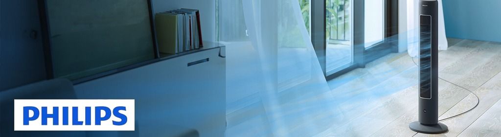 Philips Series 5000 Tower Fan Desktop Banner