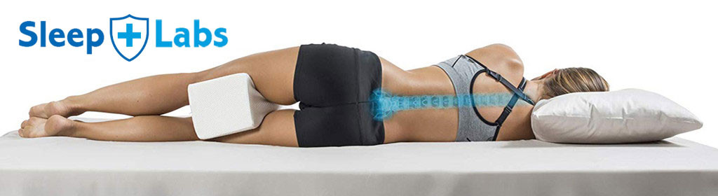 SleepLabs Knee Pillow Desktop Banner