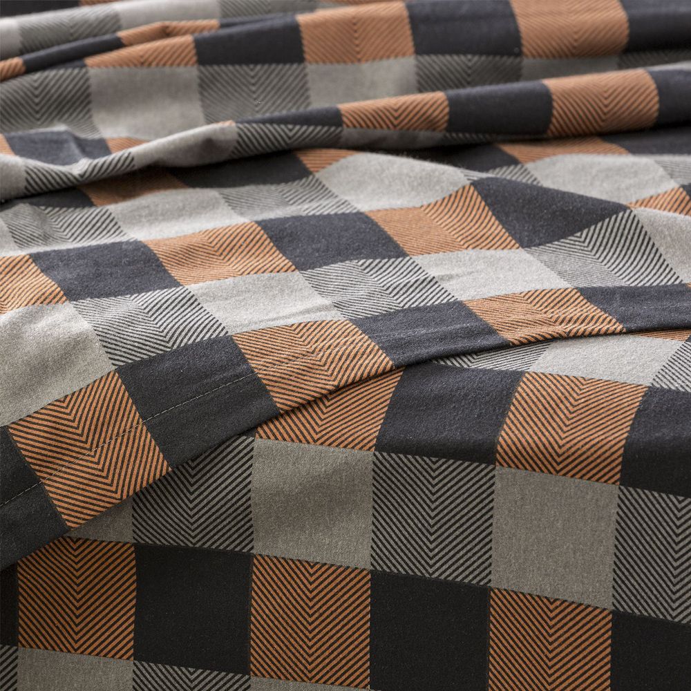 Park Avenue Plaid 175 GSM Egyptian Cotton Flannelette Sheet Sets