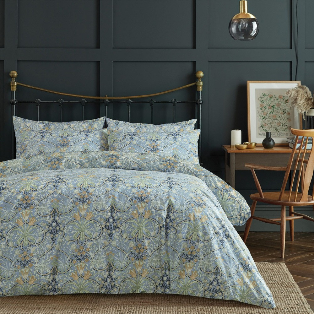 William Morris At Home Woodland Weeds Quilt Cover Set