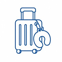 Clip to luggage Icon