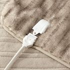 Dreamaker Nara Faux Fur Mink Heated Throw