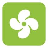 Digital air quality monitor Icon