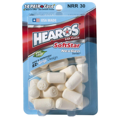 Hearos SoftStar NexGen Series Foam Ear Plugs