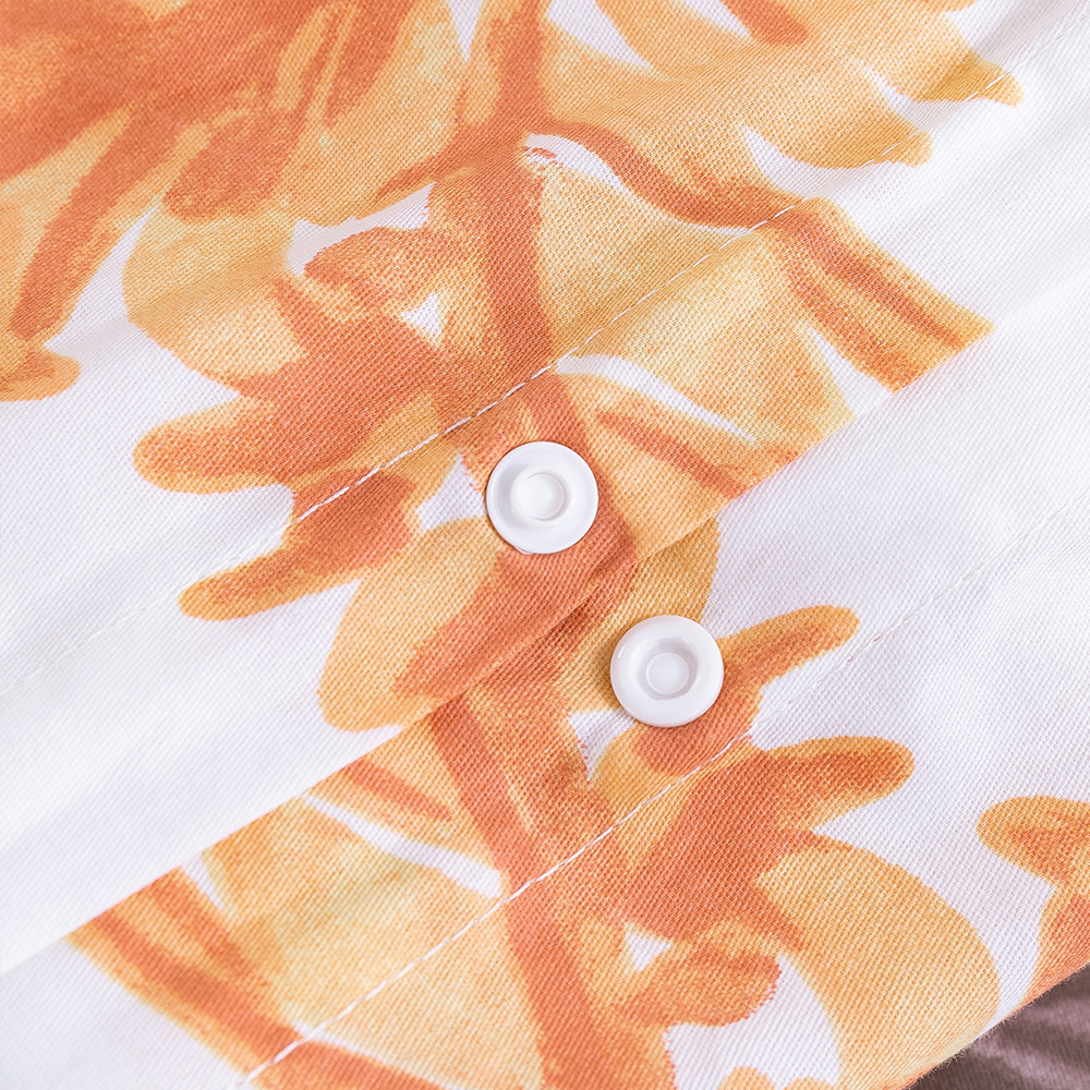 Button Closures on Quilt cover