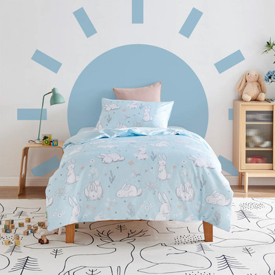 Jack & Ava Sleepy Bunnies Quilt Cover Set