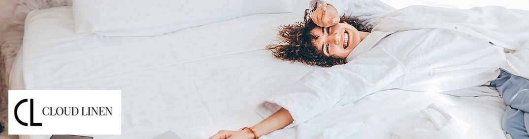 Cloud Linen Retreat Cotton Tencel Antimicrobial 6 Piece Towel Set Desktop Banner