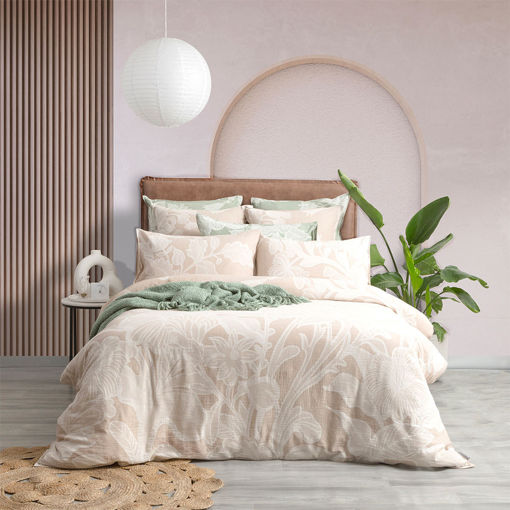 Renee Taylor Bentley Cotton Jacquard Quilt Cover Set