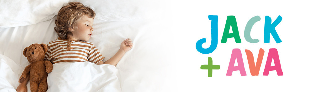 Jack & Ava At The Zoo Quilt Cover Set Banner