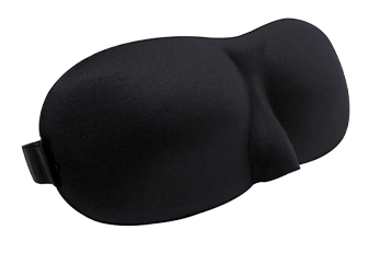 Travel Easy Black Contoured Sleep Mask