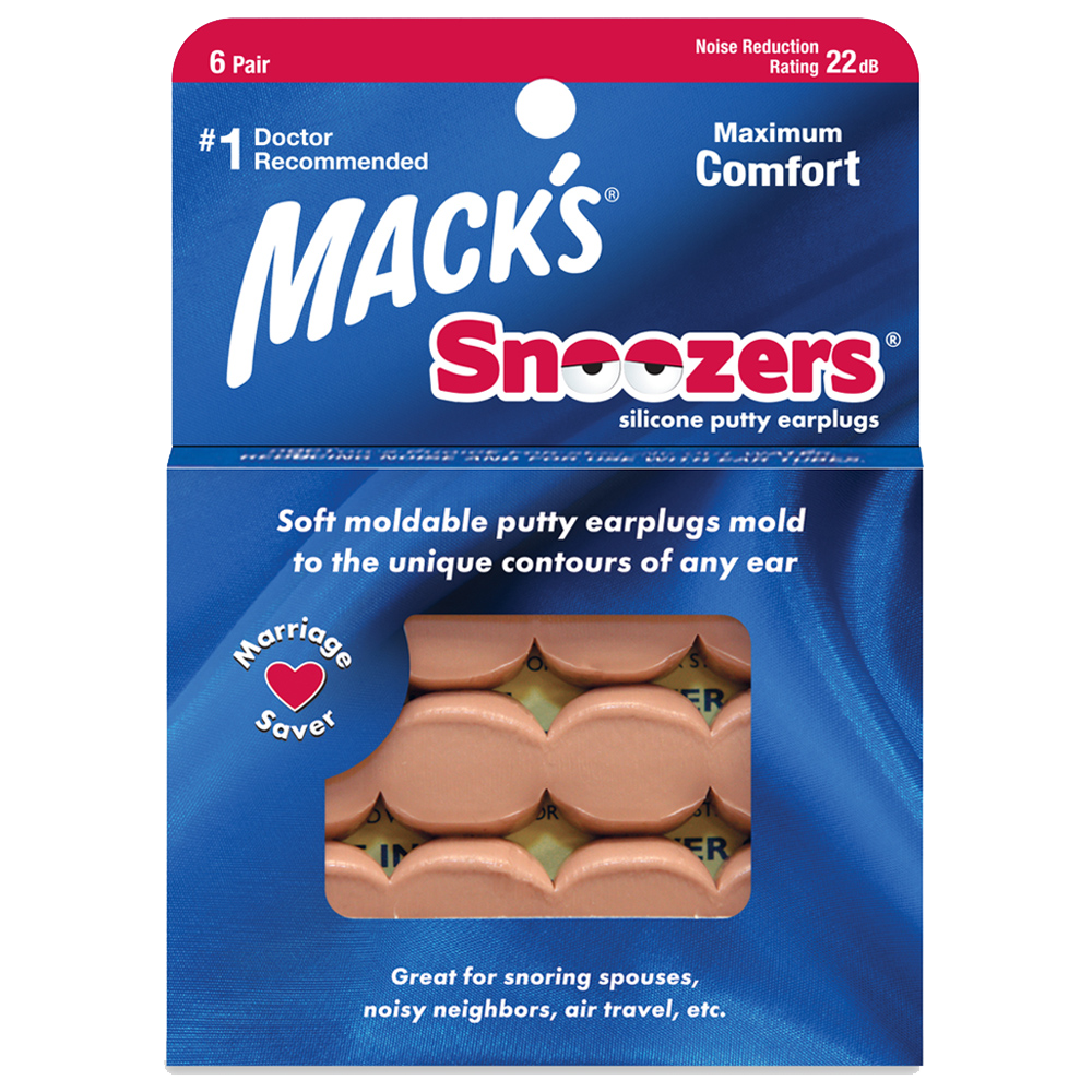 Mack's Moldable Snoozers Silicone Ear Plugs N